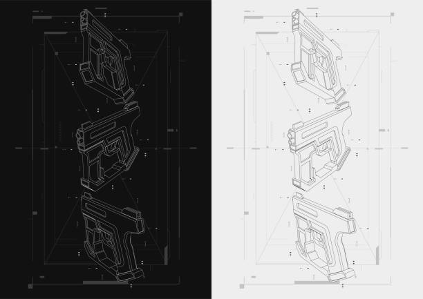 Machine Gun Visual Training Aid 50+ Vision Test Machine Stock Illustrations, Royalty-Free Vector ...