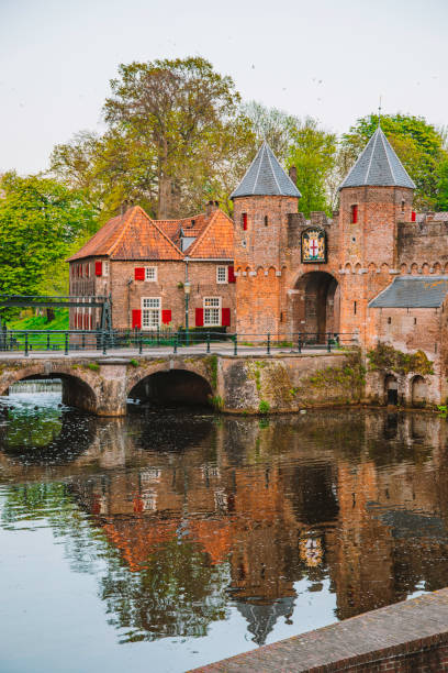 istock Medieval Charm: Koppelpoort Gate and Eem River in Amersfoort in Netherlands 2057872424