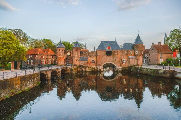 istock Medieval Charm: Koppelpoort Gate and Eem River in Amersfoort in Netherlands 2057872427