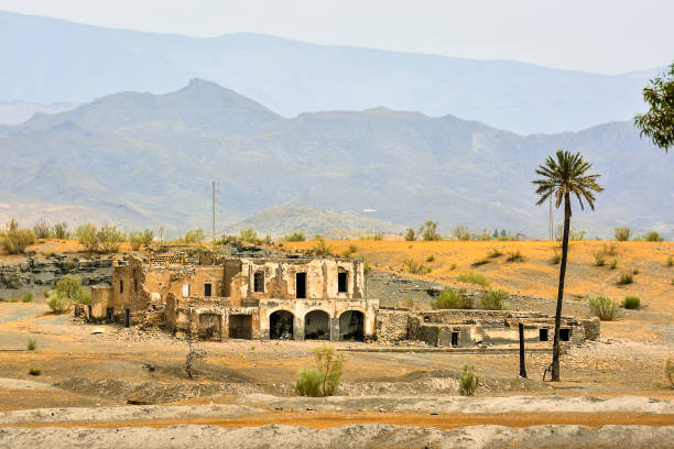 View of the Desert Tabernas in Almeria Province Spain