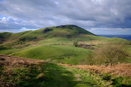 landscape photo in the Shropshire Hills Area of Outstanding Natural Beauty