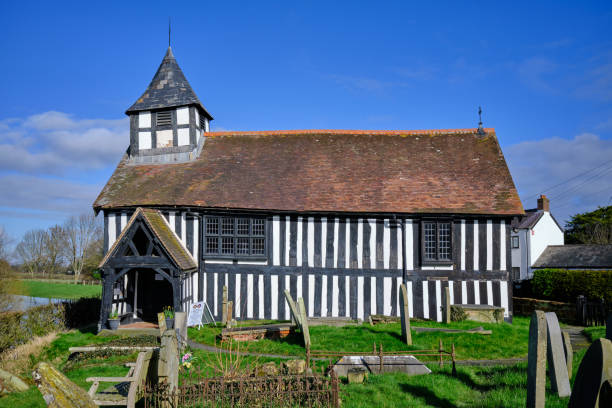 istock ancient timber-framed church in England 2057981128