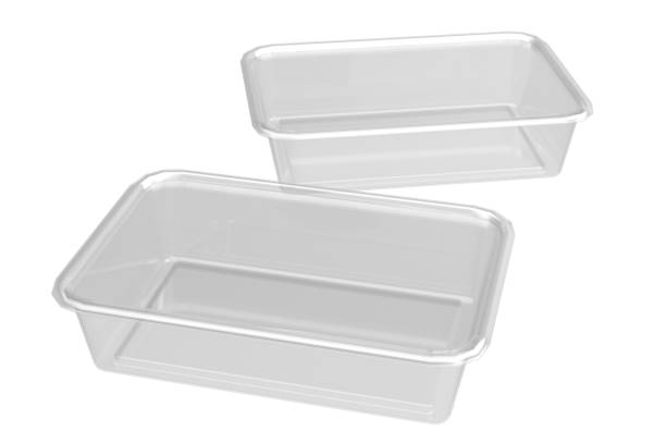 istock Close up view isolated of two microwave containers. 2057991460