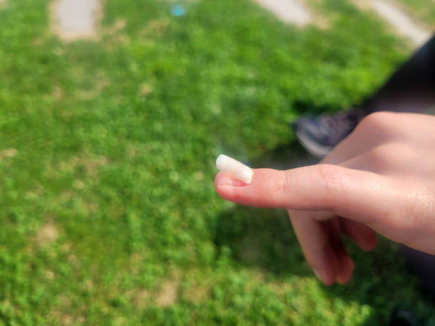 Detachment of a fingernail
