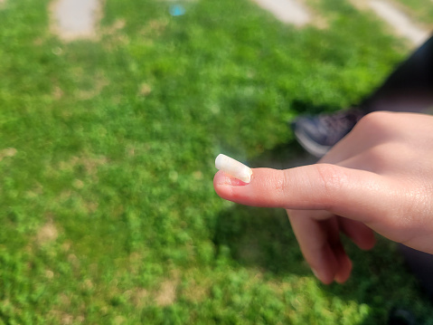 Detachment of a fingernail