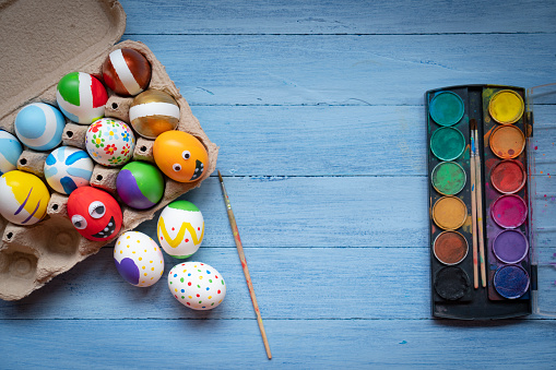 Easter Eggs painting