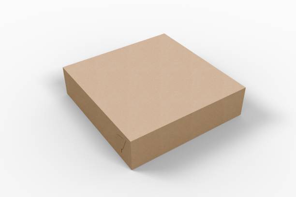 istock Side view of isolated donuts box. 2058050485