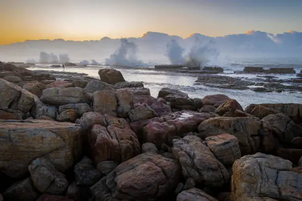 The Wild Coast, known also as the Transkei, is a 250 Kilometre long stretch of rugged and unspoiled Coastline that stretches North of East London along sweeping Bays, footprint-free Beaches, lazy Lagoons and Rocky Headlands in South Africa