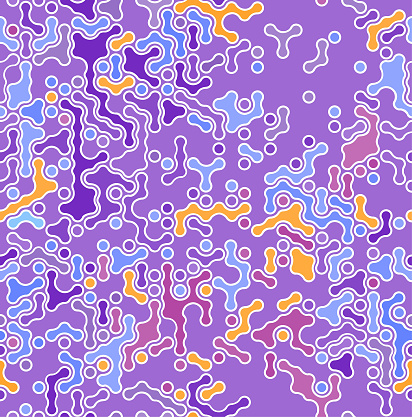 seamless abstract futuristic pattern