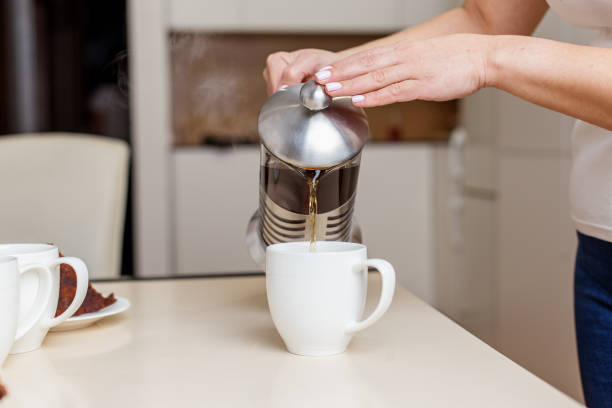 istock Serving Fresh Brewed Tea in a Cozy Home Setting. Hot drink 2058220579