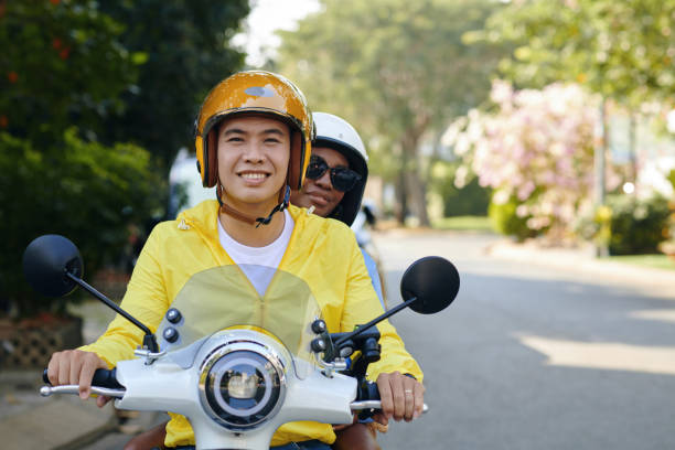 istock Taxi Driver Riding with Passenger 2058257762