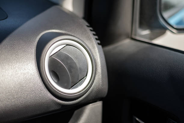 istock Car air vents detail. Selective focus. 2058287852