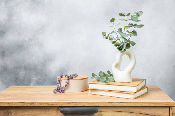 istock Eucalyptus leaves. Aromatherapy. Fresh eucalyptus close-up, on background. Fragrant essential oil. View from above. Copy space. Natural cosmetics and skin care concept. 2058313312