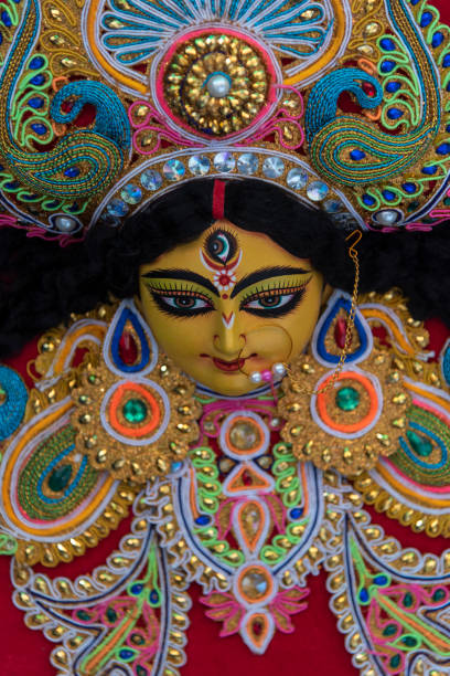 istock Decorated idol of Hindu Goddess Durga 2058324308