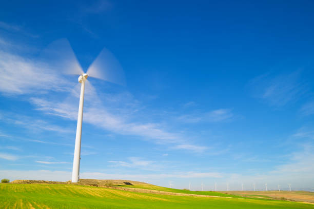 Wind turbine generators for renewable electrical energy production in Spain