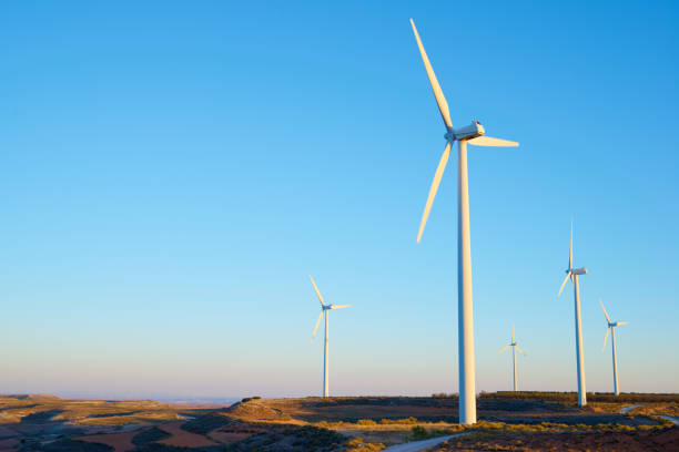 istock Wind turbine generators for renewable electricity production 2058331827