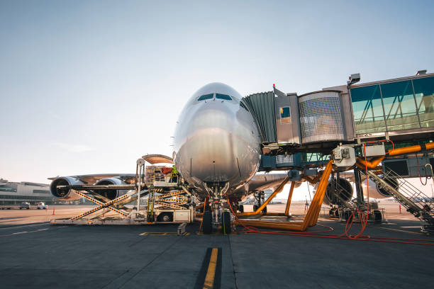 istock Loading of airplane before departure 2058355044