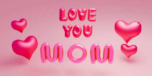 istock Mother's day illustration. Greeting banner. 3d render. 2058424032