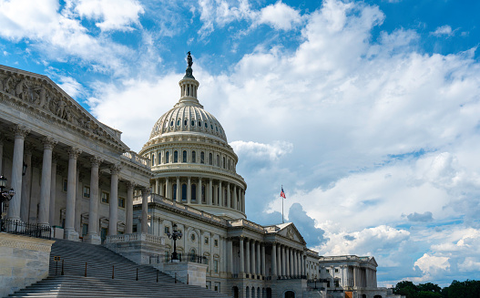 The beautiful Capitol Building in Washington DC.