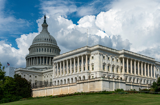 The beautiful Capitol Building in Washington DC.