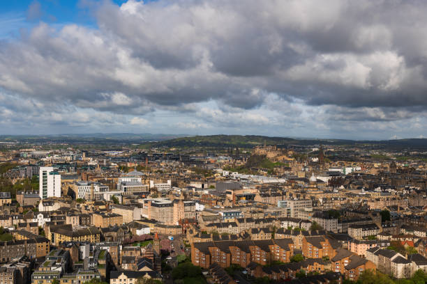 istock Edinburgh City Aerial View Cityscape 2058477141