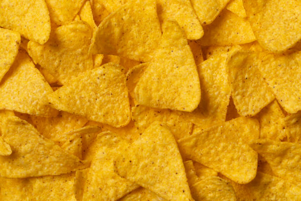istock Tortilla Nacho Cheese Chips close up full frame as background 2058510115