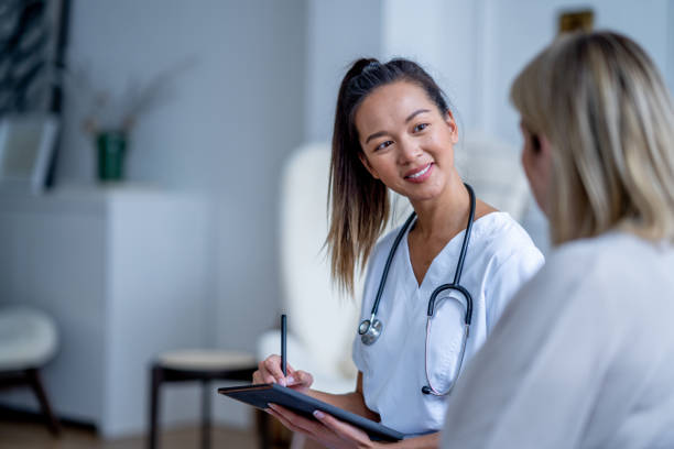 istock Senior Home Care Appointment 2058539330