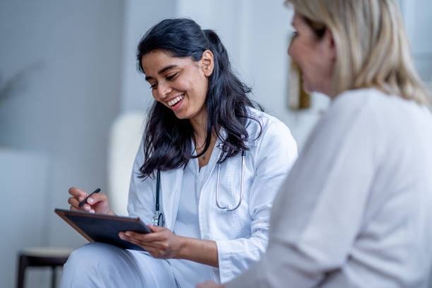 istock Senior Home Care Appointment 2058539333