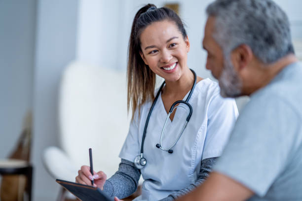 istock Senior Home Care Appointment 2058539342