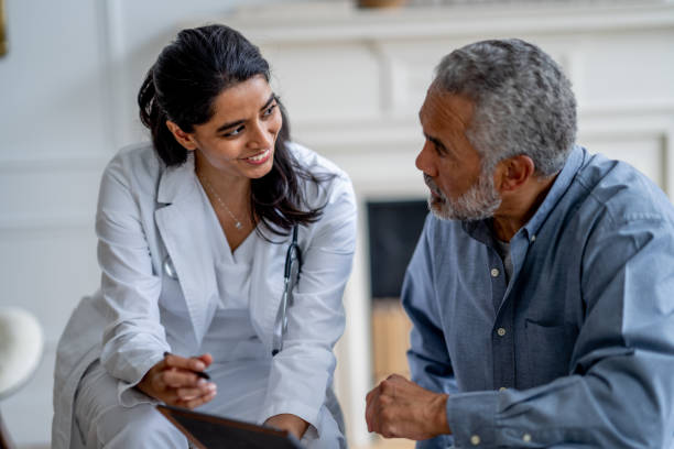 istock Senior Home Care Appointment 2058539353