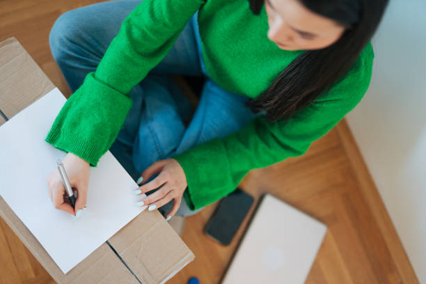 istock A young woman is moving. 2058550987