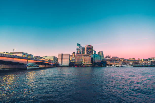 istock London financial district skyscrapers overlooking River Thames 2058646954
