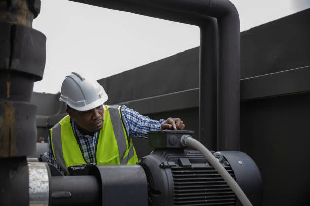 istock Industrial engineer work on site. engineer visit and inspection site engineer at industrial site. Inspector engineer check and working on site 2058658449