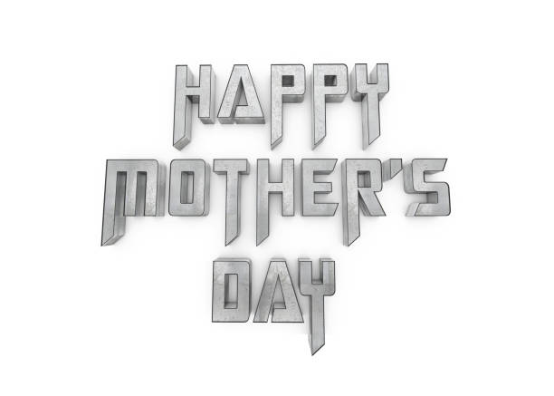 Happy Mother's Day Metal Text
