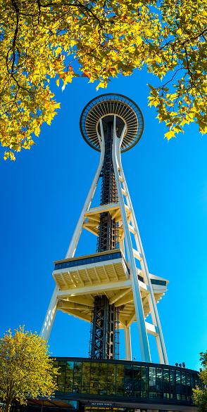Famous Space Needle of Seattle, Washington State, USA