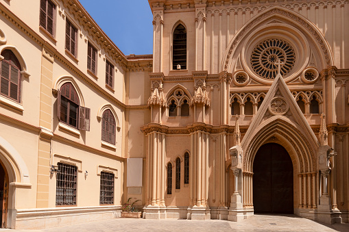 Neo-Gothic Church of the Sacred Heart of Jesus, in the old town of Málaga.