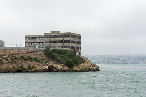 Famous Alcatraz prison in San Francisco, USA