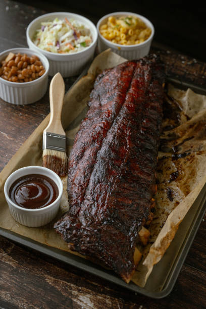 istock bbq spare ribs with side dishes 2058878548