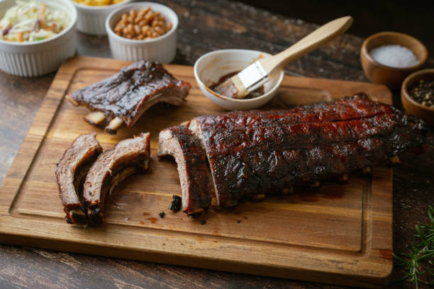 istock bbq spare ribs with side dishes 2058882770