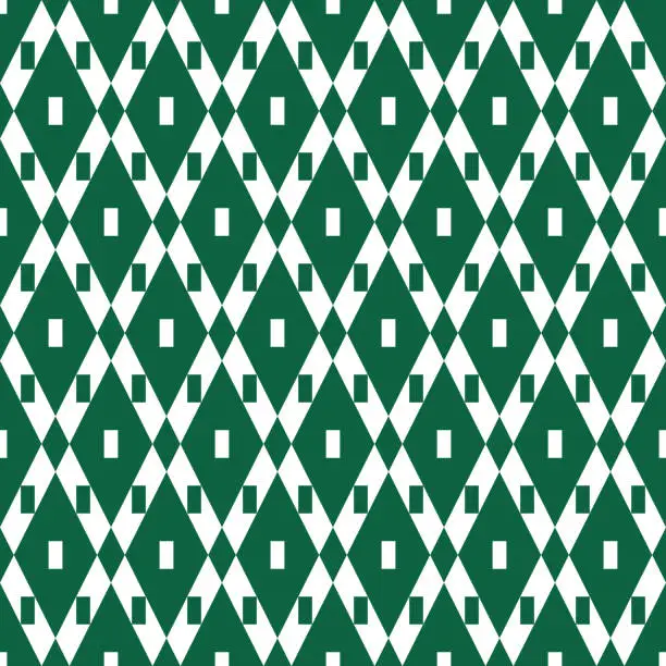 Vector illustration of Rhombuses, squares seamless pattern. Ethnic ornament. Checks, diamonds ornate. Tribal motif. Folk wallpaper. Geometric background. Textile print, web design, geometry abstract. Geometrical vector.
