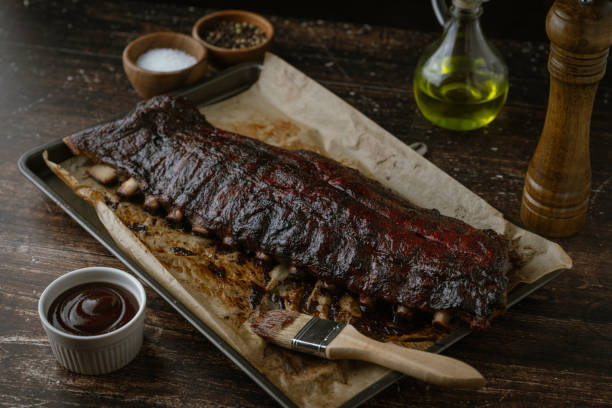 istock pork spare ribs with bbq sauce 2058924132