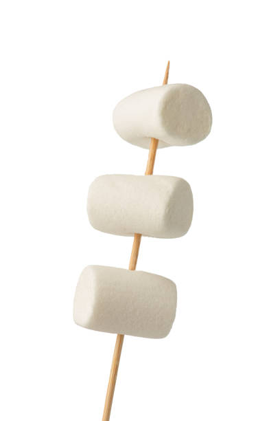 istock White marshmallows on a stick on a white isolated background 2058926812