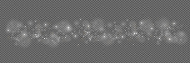 Sparks of dust and a white star shine with a special light. Vector sparkles on a transparent background. Sparks of dust and a white star shine with a special light. Vector sparkles on a transparent background. Christmas light effect. spark singer stock illustrations