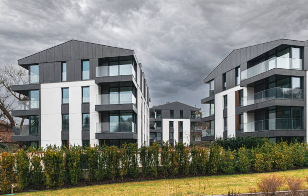 istock New houses construction. Residential house development 2059059320
