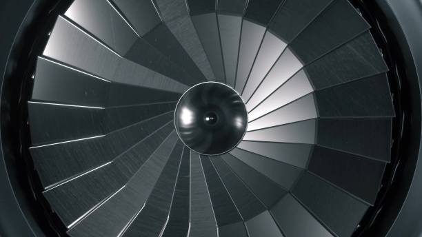 istock Aviation concept. Aircraft turbine. Jet engine. 3d illustration 2059137659