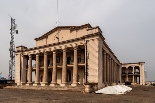 Mapo Hall is the colonial-style Ibadan City Hall on Mapo Hill in Ibadan, Oyo State, Nigeria. The hall was commissioned by Captain Ross in 1929 and was designed and constructed by Engineer Robert Jones. Shot on 3rd March 2024.