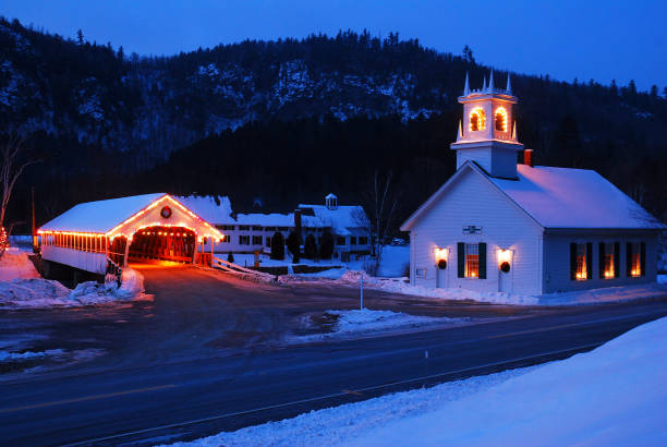 istock New England small town Christmas 2059245121
