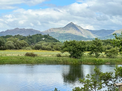 The Cnicht and Yr Arddu mountain peaks in the Snowdonia Nartional Park, Porthmadog