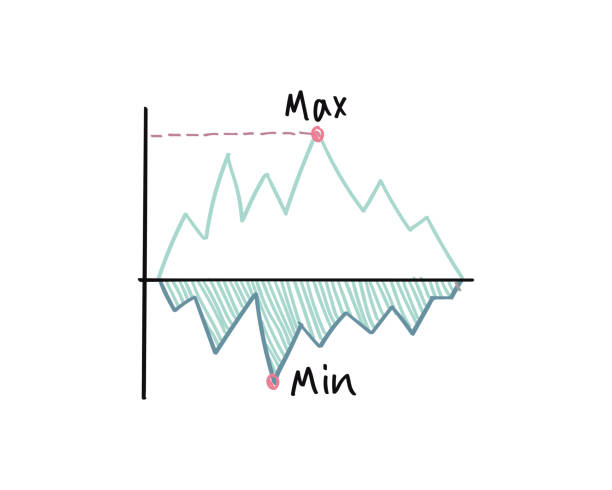 istock Vector illustration of a graph in flat style. Isolated on white background. Business and finance concept 2059317676