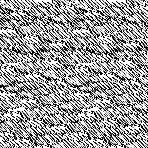 seamless bright oscillogram-like pattern with curved lines - oscillogram stock illustrations